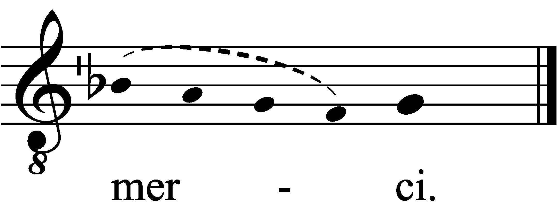 Refrain musical notation